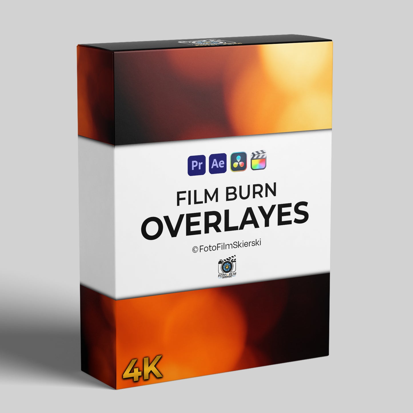 Film Burn Overlays: Pakiet 70szt. nakładek + SFX - 4K